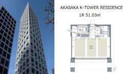 AKASAKA K-TOWER RESIDENCE 1R 51.03㎡
